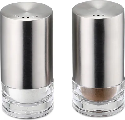 Produktbild von Weis 11233, Salz- und Pfefferstreuer-Set, Edelstahl, Glas, Edelstahl, 4,1 cm, 41 mm, 41 mm
