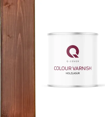 Produktbild von Holzlasur | Braun 2,5 L Satin  | Holzschutz |  | Holzschutz |lasur Lasur Wasserbasierte Innen Außen Lasur Abperleffekt Lasur Für Holz