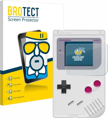 Produktbild von BROTECT Entspiegelungs Schutzglas für Nintendo Gameboy (1989) Schutzfolie Panzer Folie Glas Display Schutz matt