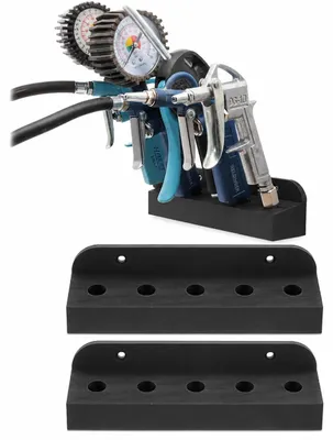 Produktbild von 2x Wandhalter für Druckluft Zubehör Kupplung Pmatik Geräte Halter Wandhalterung