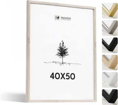 Fotolijst 40x50 cm aus Eichenholz, Collagelijst, Wandmontage