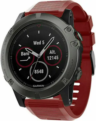 Produktbild von Strap-it 26 mm Silikon-Schnallenarmband – geeignet für Garmin Fenix 5x (Plus) / 6x (Pro) / 7x (Pro – Sapphire – Solar) / Quatix 3 / 5x / 6x / Tactix / Enduro 1/2