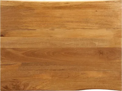 Produktbild von Tischplatte mit Baumkante 110x80x2,5 cm Massivholz Mango
