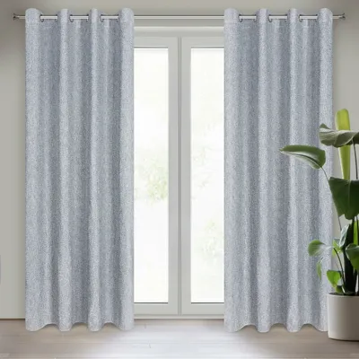 Obrázek produktu pro Záclona MEGAN stříbrná 140x250 cm závěs s očky