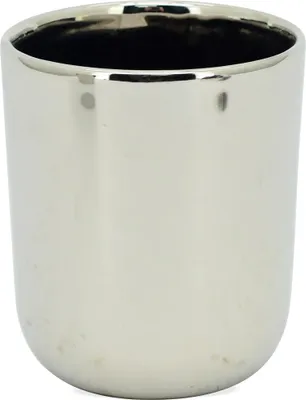 Produktbild von Übertopf silber glanz rund Ø 11 cm