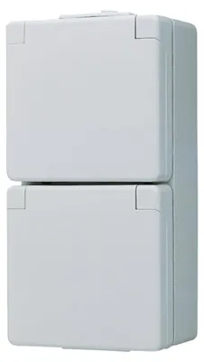 Image de Jung prise SCHUKO double 16A 250V abaissée 622 W