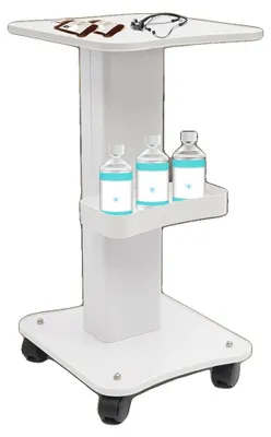 Produktbild von Beauty-Salon-Wagen, langlebige Materialien, verbesserte Mobilität, WEISS
