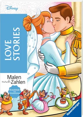 Produktbild von Disney Malen nach Zahlen: Love Stories
