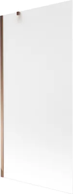 Obrázek produktu pro Mexen Next vanová zástěna 1 křídlo 90 x 150 cm, Vzor jinovatky, Zlatorůžová - 895-090-000-00-30-60