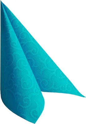Produktbild von Papstar 84887, Türkis, Seidenpapier, Muster, 54 g/m², 400 mm, 400 mm