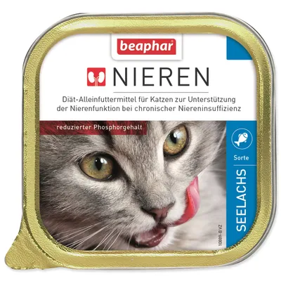 Productafbeelding van Beaphar Nierendiët + Kabeljauw, 100 gram - 16 stuks