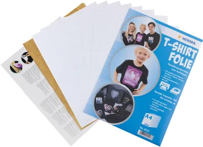 Productafbeelding van Herma 4527 Herma T-Shirt Folie A4 f. dunkle + schwarze Textilien 20 Bl. 4527