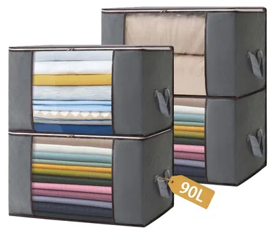 Productafbeelding van Set van 4 Opbergtassen voor Kleding