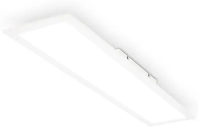 Produktbild von BRILONER SIMPLE LED Deckenleuchte Bad, IP44 Spritzwasserschutz, Neutralweißes Licht, weiß, 78 x 18 x 6,5 cm