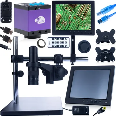 Obrázok produktu pre Digitálny mikroskop Rosfix Earth Pro MCEP-0.5X-PZRR + 8" displej + držiak + kamera TUCANA | Planets PRO séria