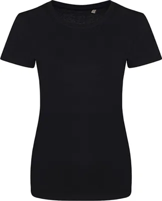 Produktbild von Ecologie EA001F | Damen Cascades Ladies` Tee / 100% Baumwolle - Farbe: Jet Black - Größe: L