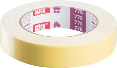 Produktbild von Scley Doppelseitiges Schaumstoffklebeband 25mm x 5m *778*