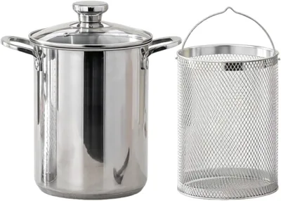 Produktbild von Edelstahl Spaghettitopf 4 Liter mit Sieb