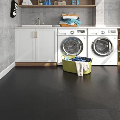 Zdjęcie produktu dla Samoprzylepne Płytki Winylowe PVC 30x30 cm 16 Sztuk 1,44 m² Czarne