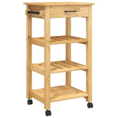 Immagine prodotto di Carrello da cucina MONZA 48x40x90 cm in legno massiccio di pino