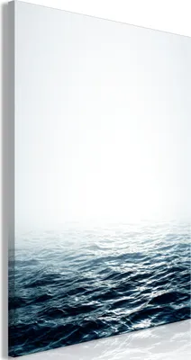 Produktbild von Italienischer Leinwand Leinwandbild - Ocean Water (1 Part) Vertical 80x120 cm Landschaften c-B-0396-b-a