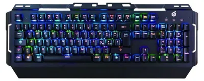 Produktbild von Conceptronic KRONIC, Kabelgebunden, USB, Mechanischer Switch, QWERTY, RGB-LED, Schwarz