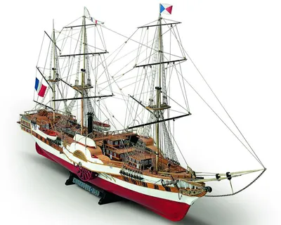 Productafbeelding van MAMOLI, model van het schip "L'Orenoque", 1848, schaal 1:100, modelbouwpakket