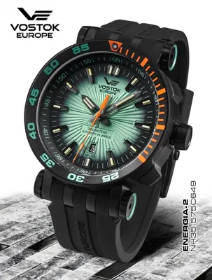 Obrázok produktu pre Vostok Europe Energia Rocket automatické hodinky z nerezovej ocele čierne