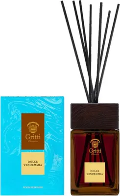 Obrázok produktu pre Gritti Venetia Dolce Vendemmia, Fľaštička s vôňou, Trstinový aromatický difuzér, 0,5 L