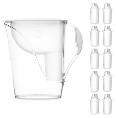 Zdjęcie produktu dla Dafi Zestaw dzbanek filtrujący Luna biały z 10 filtrami Classic