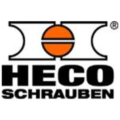 The HECO SCHRAUBEN logo and brand name are displayed prominently.