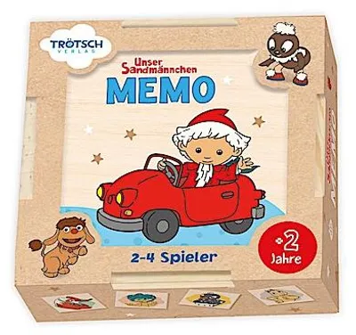 Produktbild von TRÖTSCH - Unser Sandmännchen Memo aus Holz
