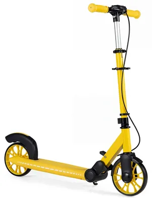 Immagine prodotto di KOMFOTTEU Cityroller, scooter regolabile in altezza, con una capacità di carico fino a 100 kg, scooter per bambini con 2 ruote a LED, monopattino con freno a pedale posteriore e freno a mano, monopattino pieghevole per bambini, adolescenti e adulti, Immagine generata dall'IA