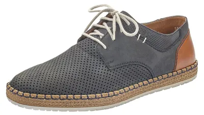 Produktbild von Rieker  Herrenschuhe Freizeitschuhe Schnürer Blau Freizeit, Schuhgröße:41 EU