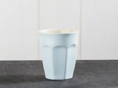 Produktbild von IB Laursen MYNTE Cafe Latte Becher Blau Keramik Geschirr STILLWATER Tasse 250 ml