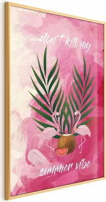 Produktbild von Posterpapier Poster - Don't Kill My Summer Vibe 60x90 cm Blätter g-C-0157-ao-a