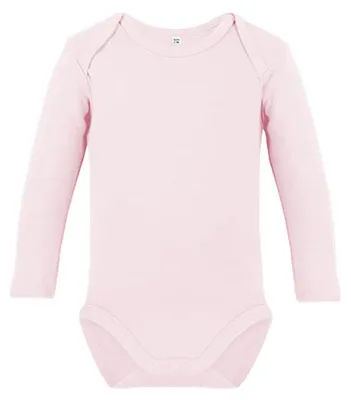 Produktbild von Link Kids Wear - "Rebel 01" Bodysuit für Baby, Langärmlig LT5029 (92) (Puderrosa)