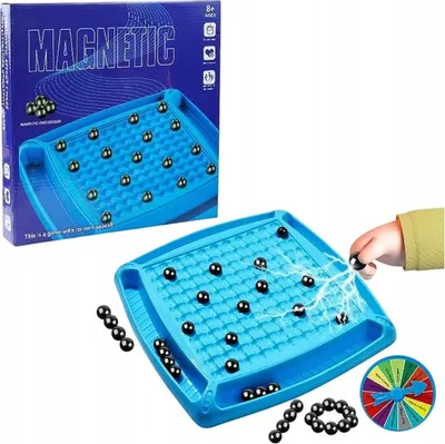 Immagine prodotto di Gioco degli scacchi magnetico, gioco strategico per famiglie, 32 palline, tabellone