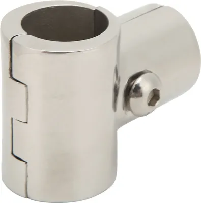 Produktbild von Edelstahl-Boot-Handlauf Armatur Heavy Duty 90 Grad T Split Connector für 25mm/1in Rohr