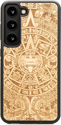 Produktbild von Bewood Holzhülle für Samsung Galaxy S23 AZTEC CALENDAR ANIEGRE