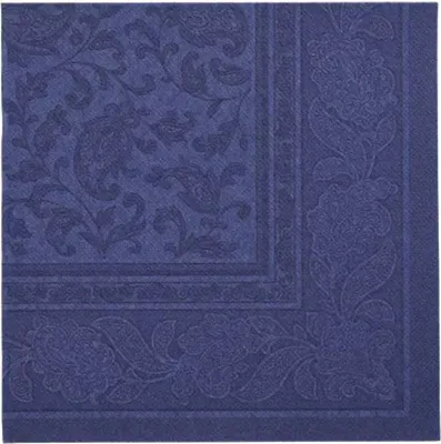 Produktbild von Servietten RC Ornaments Dunkelblau | 40x40cm/50St.