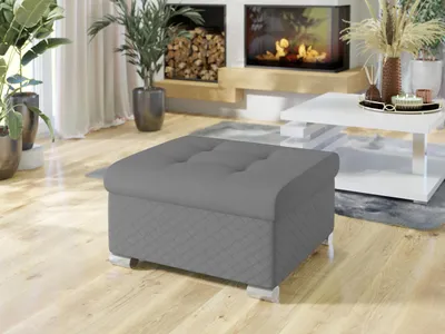 Obrázok produktu pre Taburetka do obývačky NELLI 1 - šedá 4