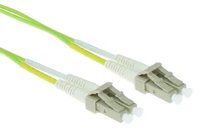 Immagine prodotto di ACT 1 metro LSZH Cavo patch in fibra multimodale 50/125 OM5 duplex con connettori LC