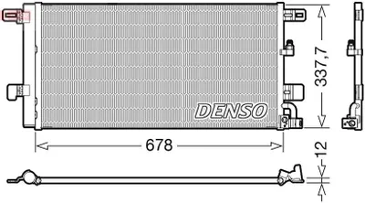 Obrázek produktu pro Kondenzátor klimatizace DENSO DCN02001