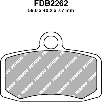 Productafbeelding van FERODO FDB2262SG remblokken set voor KTM MOTORCYCLES FREERIDE