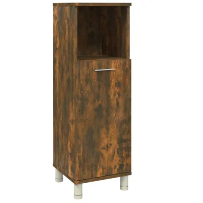 Produktbild von Badschrank Räuchereiche 30x30x95 cm Holzwerkstoff