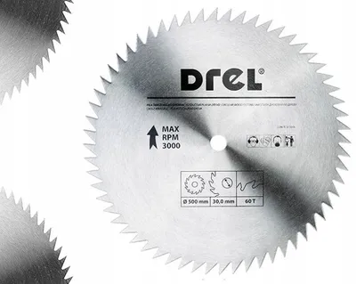 Produktbild von DRL Kreissägeblatt für Holz 500mm 60 Zähne