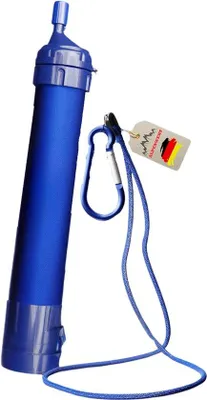 Image de Kit de filtration d'eau compact - Filtre à eau de survie - Système de purification d'eau - Filtre à eau d'urgence - Pour les situations d'urgence et de survie - Filtre pour robinet - Kit d'urgence - Cartouches filtrantes - Système de purification d'eau - Filtre à eau potable - Filtre de survie
