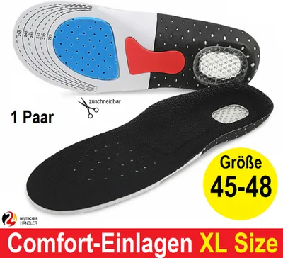 Produktbild von Einlegesohlen Schuheinlagen Orthopädisch Größe 45-48