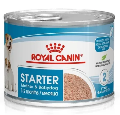 Zdjęcie produktu dla Royal Canin Starter Mousse Mother & Baby Dog, Uniwersalne, 195 g